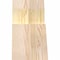 Ekena Millwork Portland Rough Sawn Timber Gable Bracket, Douglas Fir, 36"W x 10"H x 6"D x 6"F, 7/12 Pitch GBW036X10X0606POR00RDF - alternate 4